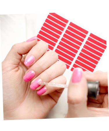 Housoutil 5 Sheets Double Side Tape Nail Display Tape Double-sided Nail Tape Two Sided Tape Heavy Duty Tape Carpet Tape Press on Nail Sticky Tabs Nail Piece Plastic Nail Glue Red - Buy Online on GoSupps.com
