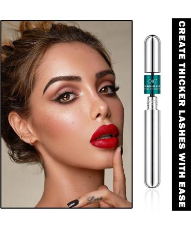 2Pcs 2 in 1 Lash Cosmetics Mascara 5x Longer Waterproof Mascara Natural Liquid Eyelash Mascara No Clumping 4d Silk Fiber Mascara Makeup - Buy Online on GoSupps.com