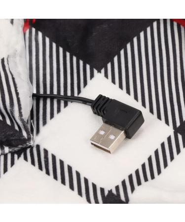Buy Electric Heating Scarf with 3-Stage Temperature Control | USB Heated Checkered Pattern Ceiling | Soft & Comfortable for Car & Camping - Buy Online on GoSupps.com
