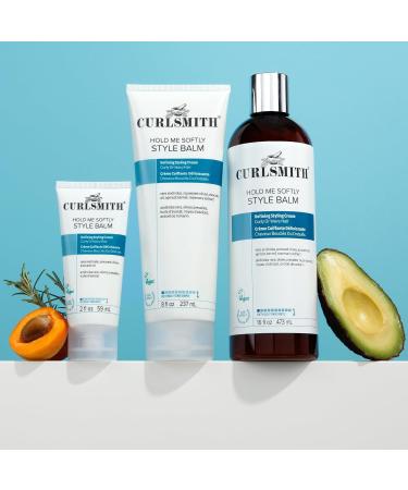 Curlsmith Hold Me Softly Balm - Vegan Styling Cream for Wavy & Curly Hair (16oz) - Buy Online on GoSupps.com