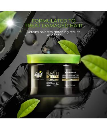 Keratin Repair Hair Mask - Anti-Frizz Deep Conditioning Treatment for Dry, Damaged Hair - 11.8 Fl Oz (Pack of 2) - Buy Online on GoSupps.com