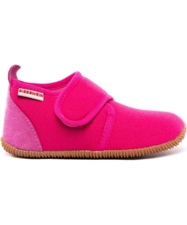 Giesswein Unisex Kid's Strass Slippers - Slim Fit High | 3 UK Child | Raspberry | Comfortable and Stylish - Buy Online on GoSupps.com