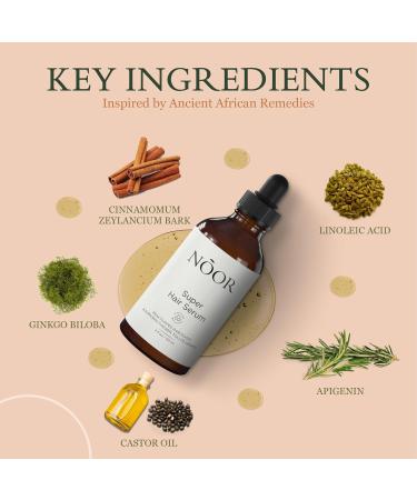 NOOR HAIR Growth Super Serum | Treat Frizzy & Damaged Hair Prevent Hair Loss & Thinning - Best Hair Treatment for Women - Buy Online on GoSupps.com