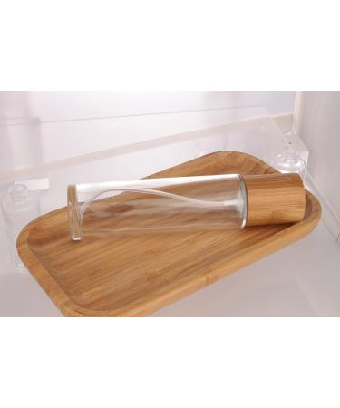 COSIDEA 4 pcs Empty 5oz /150ml bamboo lid clear glass spray bottle with fine mist despenser head for liquid perfume toiletries containers toner bottles 150ml Clear - Buy Online on GoSupps.com