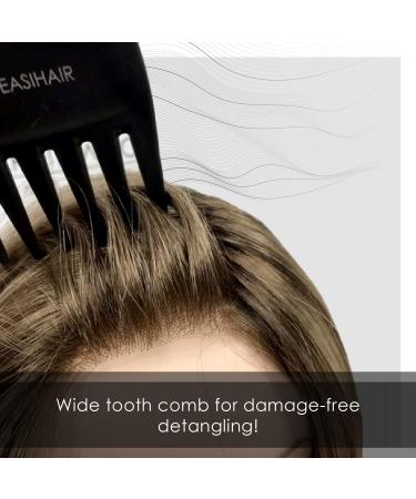 Jon Renau Synthetic Hair Shampoo & Conditioner Set with Wide Tooth Comb - Best Care for Wigs & Hairpieces | International Shipping Available - Buy Online on GoSupps.com