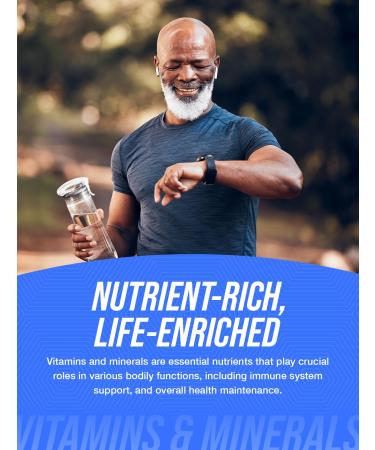 BulkSupplements.com Multivitamin for Men 50 Plus Softgels - Men's Daily Vitamins Multimineral Supplement - Complete Multivitamin with Fish Oil - 1 Softgel per Serving 300 Count (Pack of 1) - Buy Online on GoSupps.com