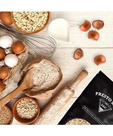 Raw Chopped Filberts/Hazelnuts - Highly Nutritious Vegan Keto Protein Snack | 5 lbs Resealable Bag by Presto Sales LLC - Buy Online on GoSupps.com