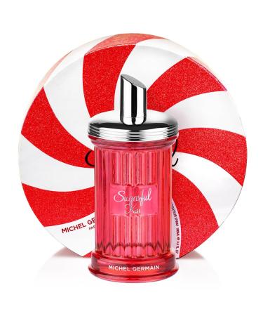 Michel Germain Sugarful Kiss Eau de Parfum Fragrance Spray for Women Top Notes of Cherries Strawberries Orange Zest Lush Gift for Her 3.4 Fl Oz (Pack of 1)