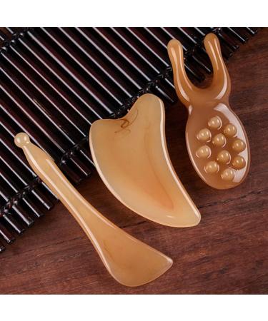 3Pc/Set Resin Guasha Board Acupuncture Stick Nose Lifting Massager Acupuncture Reflexology Tool Skin Anti-Wrinkle Beauty 3pcs - Buy Online on GoSupps.com