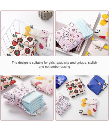 4Pcs Multitool Wallet Period Bag Set | Linen Coin Purse & Sanitary Napkin Storage | Portable Tampon Pouches for Women & Teens - Buy Online on GoSupps.com