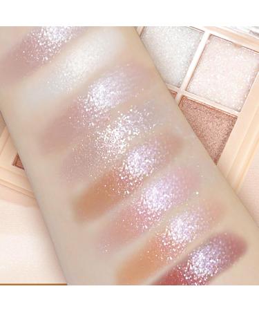 Eye Makeup Palette Eyeshadow Palette 9 Colors Eye Palette Eyeshadow Palette Comes With 2 Eyeshadow Brushes For Beginners Waterproof Fine Powder Makeup Palette - Buy Online on GoSupps.com