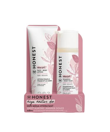 The Honest Company 2-in-1 Cleansing Shampoo  Body Wash and Face  Body Lotion Bundle  Gentle for Baby  Naturally Derived  Sweet Almond Nourish 18.5 fl oz Sweet Almond Nourish 1 Count (Pack of 1) - Buy Online on GoSupps.com