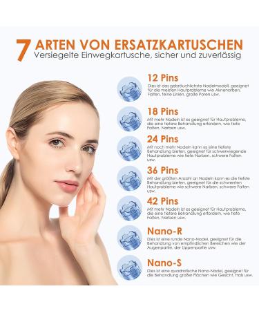 Dr.Pen Ultima A8S Microneedling Pen - Professional Dermapen for Face Body & Hair Growth | 7 Cartridges Included | Ideal Mother's Day Gift for Women - Buy Online on GoSupps.com