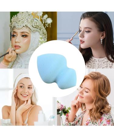 Makeup Sponges For Blending - Gyro Shape Soft Beauty Cosmetic Blender | Professional Streak Application Blender Sponge For Foundation Liquid Cream And Powder Gyro Beauty Egg 28*40*60 Blue - Buy Online on GoSupps.com