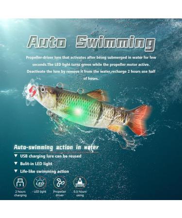 Luretron Electric Fish Luretron Fish Luretron Fish Lures Robotic Swimming Fishing Bait for Freshwater and Saltwater (#2) - Buy Online on GoSupps.com
