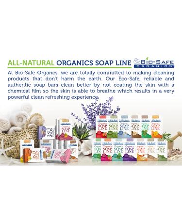 Organic Handmade Man's Spice Soap | 100% Natural Exfoliating Shampoo Bar | Moisturizing & Rejuvenating | Luxurious All-Natural Soap | Bio-Safe Organics | Made in USA - Buy Online on GoSupps.com