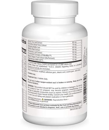 Source Naturals Inflama-Rest 90 Tablets - Natural Anti-Inflammatory Support - Buy Online on GoSupps.com
