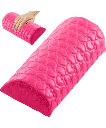 Nail Arm Rest Nail Hand Rest Nail Cushion Hand Rest Washable PU Leather Manicure Hand Rest Cushion for Nails Art Salon and Home DIY Nail Decor Rose Red - Buy Online on GoSupps.com