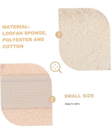 FOMIYES 2 Sets Loofah Face Wash Beauty Natural Loofa Women Cleaning Pads Reusable Facial Pads Loofah Puff Facial Sponge Round Makeup Depotting Kit Miss Makeup Remover Accessories - Buy Online on GoSupps.com