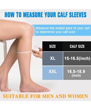 Tbusingoto Medical Compression Stockings for Men & Women - 2 Pairs Thrombosis Protection 20-30 mm Hg Ideal for Varicose Veins & Pregnancy Swelling - XXL Black - Buy Online on GoSupps.com