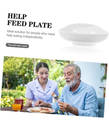 Gleavi Guard - Decorative Pill Proof Bowl & Shared Plate for Seniors | Self-Feeding Dish & Cutlery Gifts for Disabled Adults | International Shipping Available - Buy Online on GoSupps.com