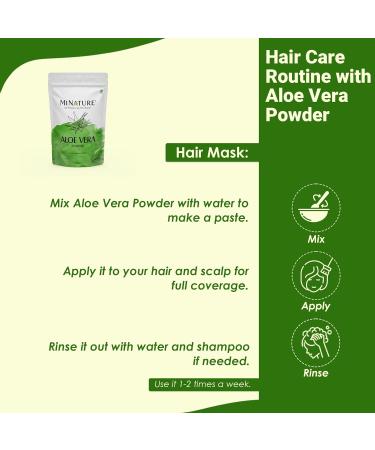 minature 100% Aloevera Powder (Aloe Barbadenis) 100g (3.5 oz)| Pure Aloe Vera Leaf Powder | DIY for Skin Health & Hair - Buy Online on GoSupps.com