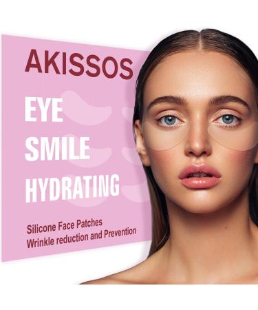 Eye Pads - Akissos 6 Pieces Silicone Eye Pads Reusable for Dark Circles Puffy Eyes Wrinkles - Overnight Eye Care for Men and Women Reusable Under Eye Patches for Wrinkles