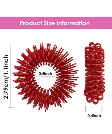 Acupressure Ring Set | Finger & Toe Massage Rings for Stress Relief & Improved Blood Circulation - Buy Online on GoSupps.com