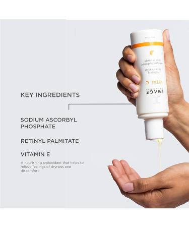 IMAGE Skincare VITAL C Hydrating Facial Cleanser & Serum Set - Smooths Wrinkles Revitalizes Skin with Vitamin C E & A | 6 oz + 1.7 oz - International Shipping - Buy Online on GoSupps.com