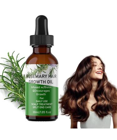 Rosemary Oil For Hair Growth Organic Rosemary Essential Oil For Hair & Skin Care Rosemary Hair Oil For Hair Loss Treatment Stimulate Hair Regrowth Nourishes Scalp For Women & Men
