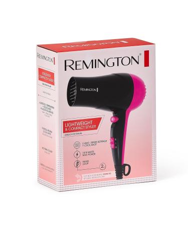 Remington Compact Styler - Portable 1875W Hair Dryer with Ceramic Technology 2 Heat Settings & Cool Shot - Perfect Travel Size Blow Dryer - Buy Online on GoSupps.com