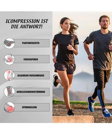 Tomiliold 4 Pair Compression Socks for Women & Men | Ankle Support & Achilles Tendon Relief | Orthopedic Foot Bandage | Size 38-42 | Pink - Buy Online on GoSupps.com