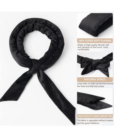 Velour Heatless Hair Curler Headband Set for Long Hair - No Heat Overnight Curlers with Clips for Women and Girls - Buy Online on GoSupps.com