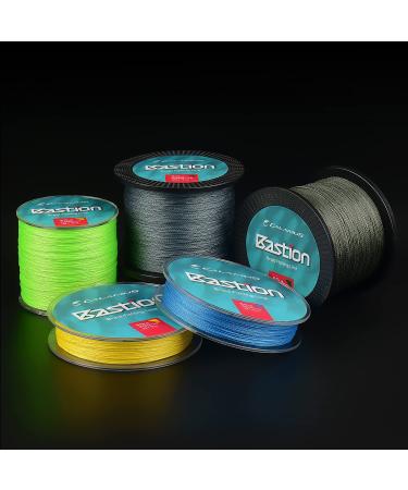 Calamus Bastion Braided Fishing Line 50LB Grass Green - 600 Yards | Abrasion Resistant, Thin Diameter Superline | Zero Stretch, 4 Strand MultiTuf Fiber Braid - Buy Online on GoSupps.com