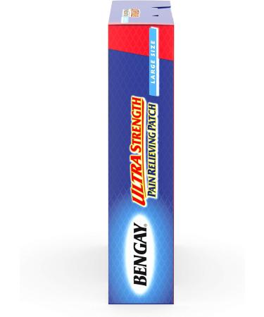 BENGAY Ultra Strength Pain Relieving Patches - Large Size, 4 Each (Pack of 5) - Buy Online on GoSupps.com