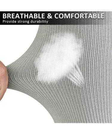 Ailaka Zipper Compression Socks 15-20 mmHg for Women Men - Closed Toe Support - 3X-Large - Grey - Buy Online on GoSupps.com