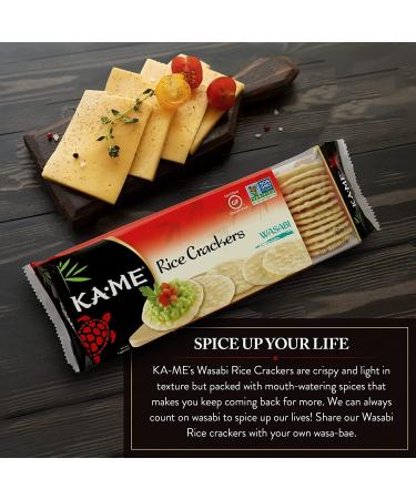 KA-ME Rice Crackers - Wasabi - pack of 3 - 3.5 Oz. - Buy Online on GoSupps.com