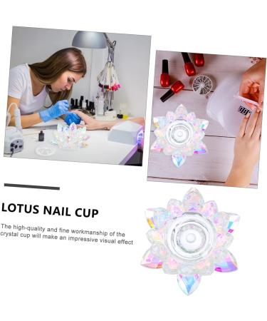 Healeved Nail Art Crystal Cup Glass Punch Hole - Buy Online on GoSupps.com