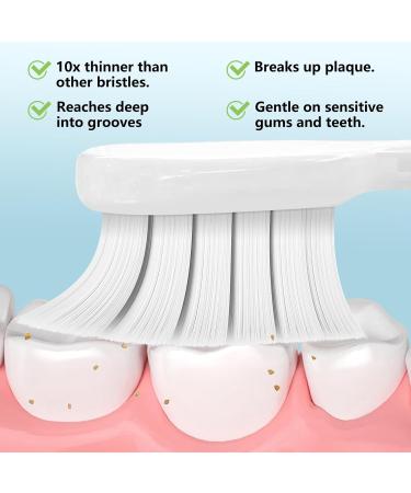 Extra Soft Toothbrush for Sensitive Teeth - Travel Cartoon Toothbrushes for Adults (4 Pack) | Ideal for Women - International Shipping Available - Buy Online on GoSupps.com