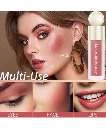 SPRINGSKY Liquid Blush Set - 2PCS Soft Cream Matte Face Blush for Cheeks | Natural-Looking & Long-Lasting | Moisturizing & Lightweight | Beauty Gift For Women - Buy Online on GoSupps.com