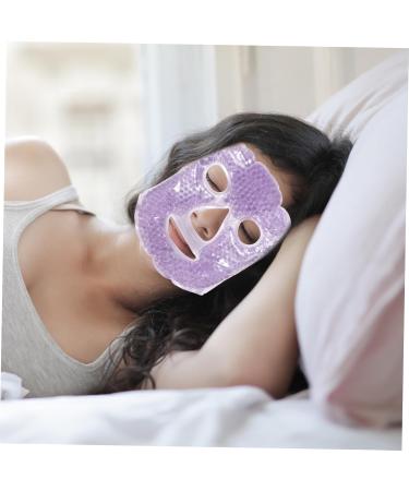 FRCOLOR Ice Compress Face Covering Gel Eye Mask For Beauty Reusable Cold Mask Ideal For Sleeping Travel Hotel And Conferences - Buy Online on GoSupps.com