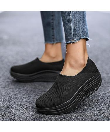 Shop Women's Fitness Shoes - Comfortable Barefoot Sneakers Flat Slippers & Diabetic Options in Black - Size 42 EU - Buy Online on GoSupps.com