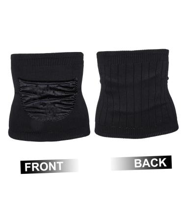 FRCOLOR Warm Wool Cashmere Kidney & Lumbar Support Belt - Winter Stomach Binder & Back Brace - XL Black - Buy Online on GoSupps.com
