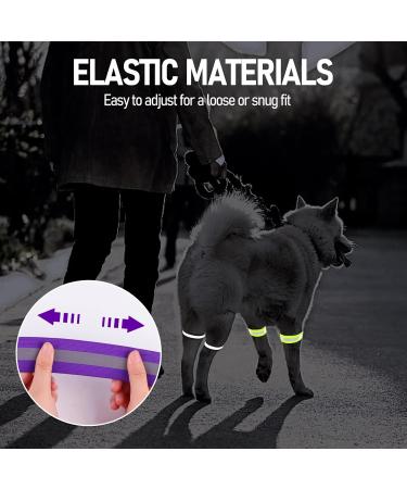 Bohrma Reflector Tapes Set - Double Reflector Strips for Outdoor Jogging & Biking | Strong Velcro Fasteners - 6 Pack - Buy Online on GoSupps.com