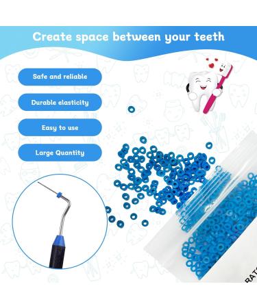 1000pcs Dental Orthodontic Separator Bulk Pack | Elastic Orthodontic Ties for Effective Dental Care - Buy Online on GoSupps.com