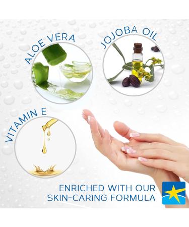 BRIGHT SAFE CARE Instant Hand Sanitizer 1L Pump Alcohol Based With Moisturizers Aloe Vera Jojoba Oil & Vitamin E Made in Canada (Lemon & Lavender Mint) - Buy Online on GoSupps.com