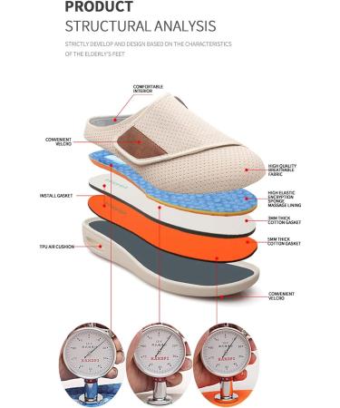 ALASON Men's Wide Width Adjustable Closure Shoes - Lightweight and Ideal for Diabetic Edema, Plantar Fasciitis, Bunions, Arthritis, and Swollen Feet - Black Size 39 - Buy Online on GoSupps.com