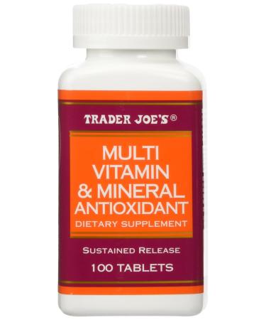 Trader Joe's Multi Vitamin & Mineral Antioxidant 100 Tablets