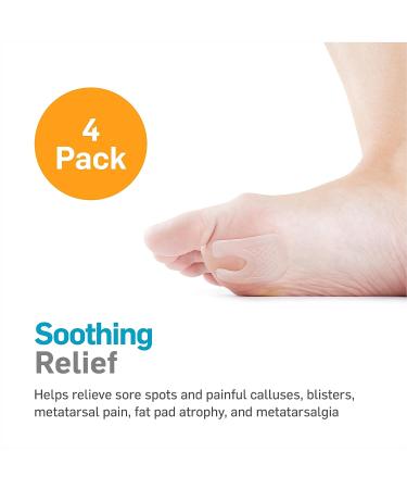 NatraCure Gel Callus Cushion Pads (2 Pairs) w/Never Slip Technology - 8203-U-CAT4PK - Pack of 1 - Buy Online on GoSupps.com