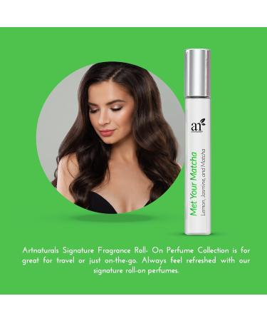 Artnaturals Met Your Matcha - Roll On Perfume- Rollerball Fragrance - Flower Matcha Scent - .33 oz - Buy Online on GoSupps.com